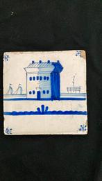 Oude tegel delfts blauw, Antiek en Kunst, Antiek | Wandborden en Tegels, Ophalen of Verzenden
