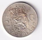 2 1/2 Gulden 1966 Zeer fraai met Patina, Koningin Juliana, Verzenden, Zilver, Losse munt