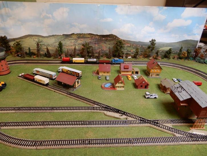 Complete Märklin treinbaan., Hobby en Vrije tijd, Modeltreinen | H0, Gebruikt, Treinset, Wisselstroom, Märklin, Analoog, Ophalen of Verzenden