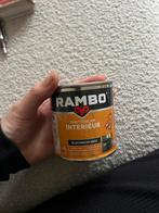 Rambo Pantserlak Interieur Black Wash 0802, Doe-het-zelf en Verbouw, Verf, Beits en Lak, Ophalen, Zwart, Nieuw, Lak