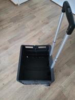 Krat met wieltjes - handig voor boodschappen!, Ophalen of Verzenden, Zo goed als nieuw, Modern