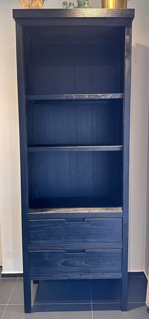 Te koop, Boekenkast Stretto Black, Huis en Inrichting, Ophalen, Met plank(en), 50 tot 100 cm, Zo goed als nieuw
