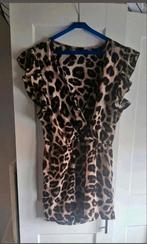 Tijgerprint jurk, Kleding | Dames, Jurken, Maat 38/40 (M), Bruin, Ophalen of Verzenden, Zo goed als nieuw