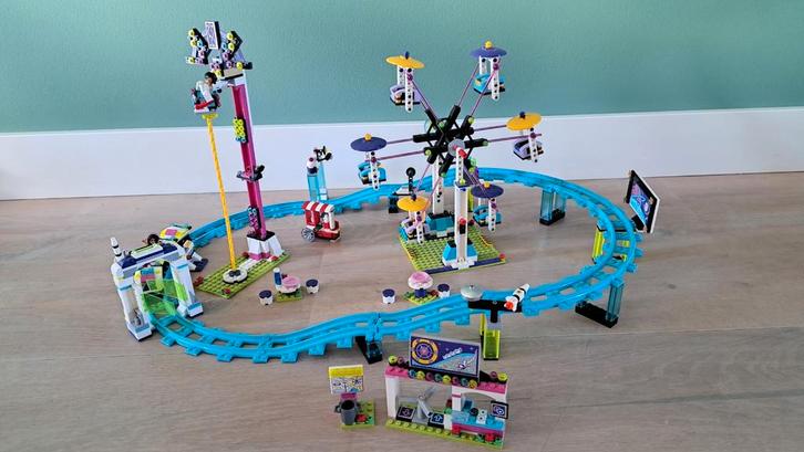 Lego friends achtbaan kermis 41130, Kinderen en Baby's, Speelgoed | Bouwstenen, Zo goed als nieuw, Ophalen of Verzenden