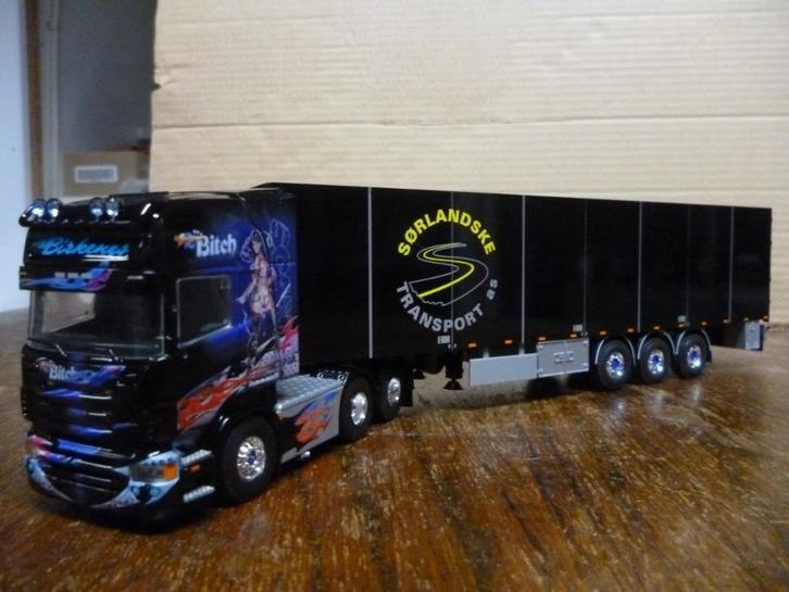 Tekno Scania Birkenes Second Bitch, Hobby en Vrije tijd, Modelauto's | 1:50, Nieuw, Bus of Vrachtwagen, Tekno, Ophalen of Verzenden