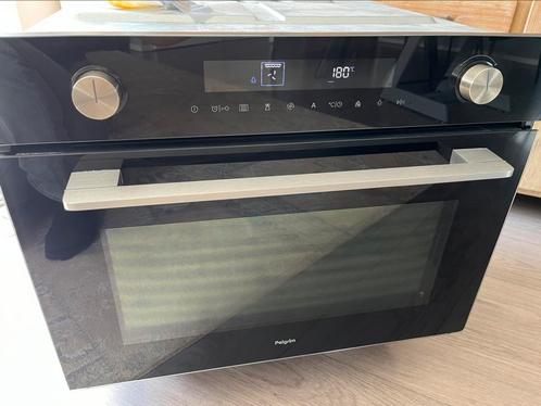 Pelgrim combimagnetron zwart, Witgoed en Apparatuur, Ovens, Zo goed als nieuw, Inbouw, Oven met grill, 45 tot 60 cm, 45 tot 60 cm