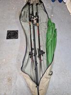 Karper Hengel Set Compleet, Watersport en Boten, Hengelsport | Karpervissen, Ophalen of Verzenden, Gebruikt, Complete set