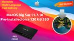 macOS Big Sur 11.7.10 Voor-Geïnstalleerde PNY SSD 120GB OSX, Computers en Software, Besturingssoftware, Nieuw, MacOS, Ophalen of Verzenden