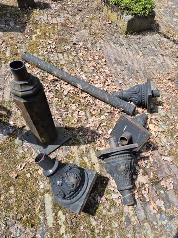 Gietijzer ornamentvoet lamp onderstuk lantaarn lantarenpaal beschikbaar voor biedingen