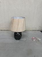Bloomingville tafellamp zwart aardewerk, Ophalen of Verzenden, Nieuw, Minder dan 50 cm