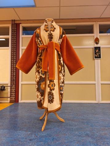 

handgemaakte kimono dekenjas vintage space age 70s retro h beschikbaar voor biedingen