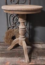 XL wijntafel teak sober landelijk stoer nieuw, Ophalen, Minder dan 55 cm, Nieuw, 60 cm of meer