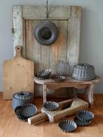 Oude brocante metalen bakvorm tulband rijstring *Etage3*, Gebruikt, ., Ophalen of Verzenden, .