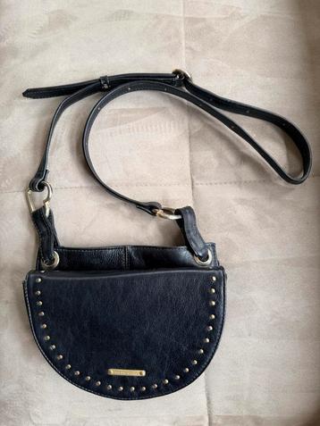 Fabienne Chapot Lilian Zwarte Leren Crossbody Tas beschikbaar voor biedingen