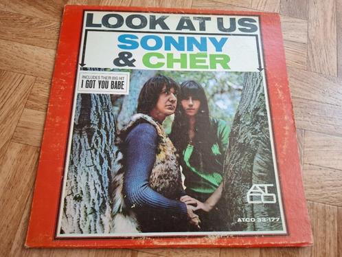LP - Sonny & Chér  – Look At Us (Mono 1965), Cd's en Dvd's, Vinyl | Rock, Gebruikt, Poprock, 12 inch, Ophalen of Verzenden