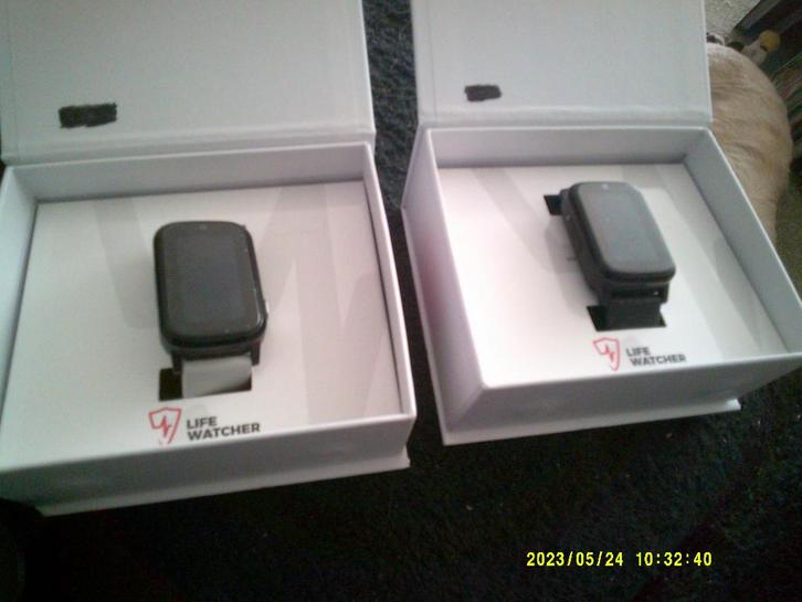 Lifewatcher horloges, Sieraden, Tassen en Uiterlijk, Activity trackers, Nieuw, Android, Zwart, Waterdicht, Ophalen of Verzenden