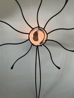 Bol v glas in een metalen frame. Zon, zonnestralen + lichtje, Ophalen of Verzenden