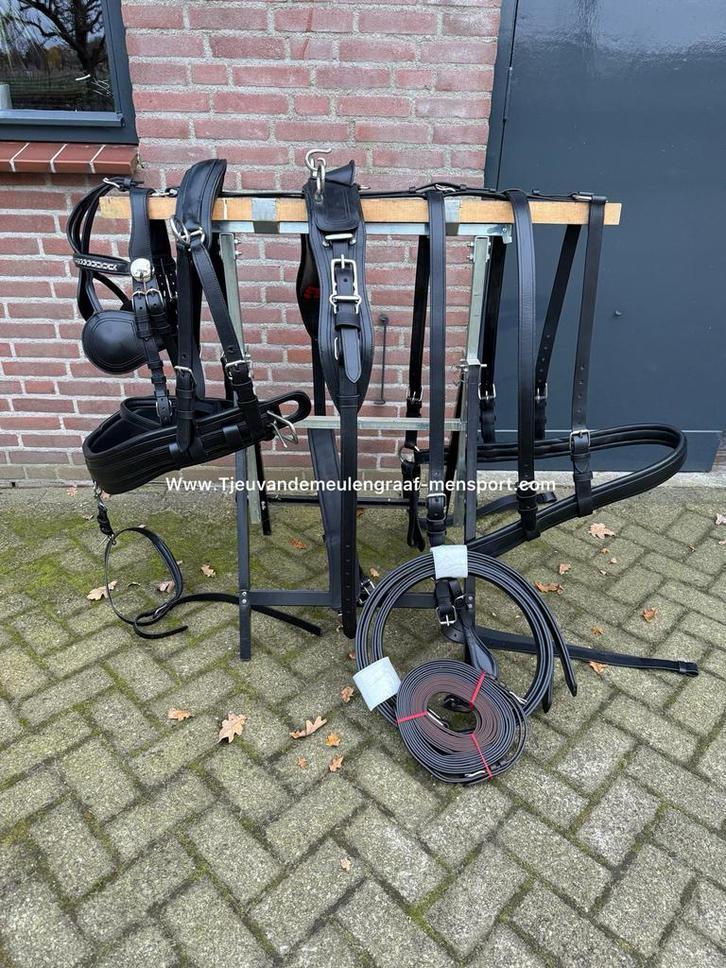 Nieuw lederen xfull mentuig, Dieren en Toebehoren, Paarden en Pony's | Hoofdstellen en Tuigage, Nieuw, Ophalen