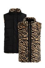 Mooie Reversible Bodywarmer van We Fashion Maat 170/176, Kinderen en Baby's, Kinderkleding | Maat 176, Ophalen, Meisje, Zo goed als nieuw