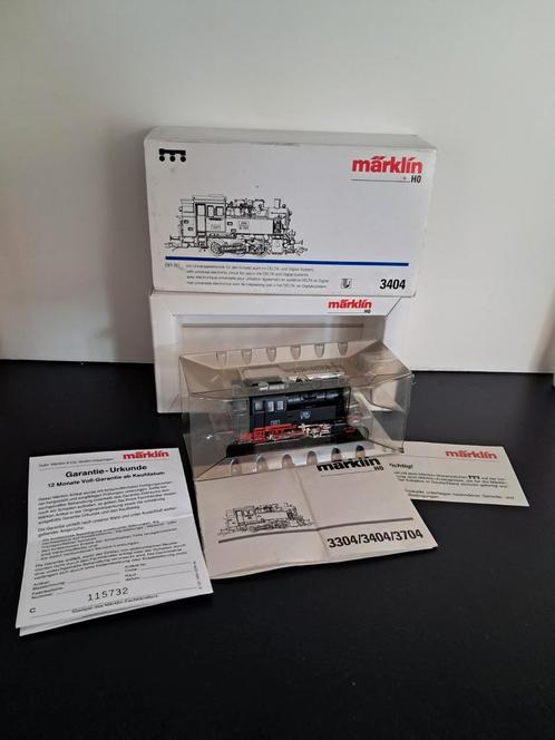 Märklin HO 3404 BR80 Stoomlocomotief RAG in ovp Digitaal, Hobby en Vrije tijd, Modeltreinen | H0, Zo goed als nieuw, Locomotief
