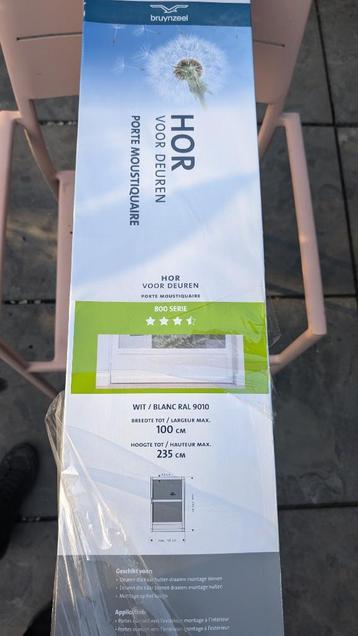 Bruynzeel vaste deurhor serie 800 wit 100x235. Nieuw in doos beschikbaar voor biedingen