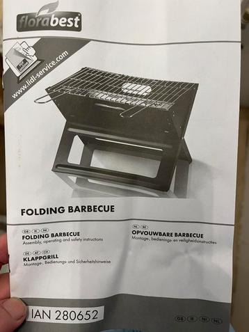 Draagbare foldable bbq / nieuw beschikbaar voor biedingen