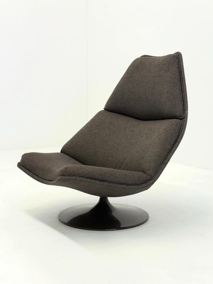 Artifort F510 fauteuil door Geoffrey Harcourt, Huis en Inrichting, Fauteuils, Zo goed als nieuw, Metaal, Stof, Overige materialen