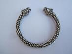 Oude Chinese handgemaakte armband met drakenkop #0578, Ophalen of Verzenden, Gebruikt, Zilver, Overige materialen