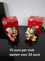 Disney kerst donald en katrien, Verzamelen, Disney, Ophalen, Mickey Mouse, Gebruikt, Beeldje of Figuurtje