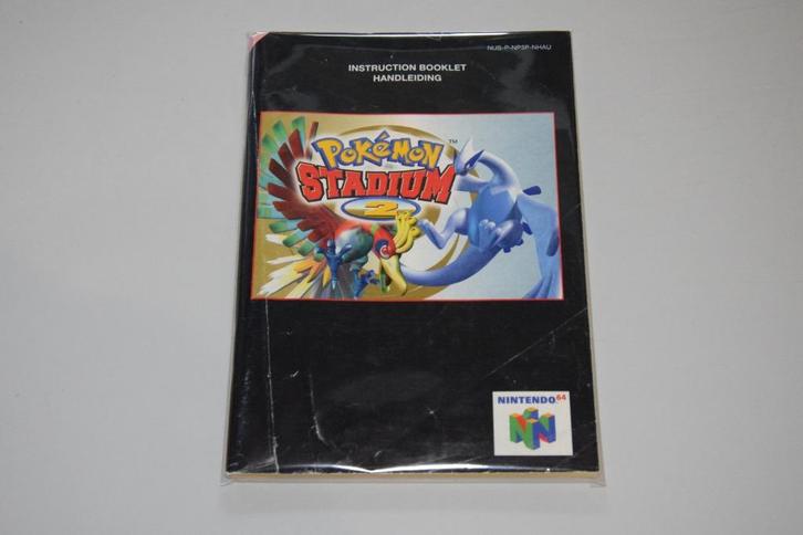Nintendo 64 (N64): Pokemon Stadium 2 (Alleen Handleiding), Spelcomputers en Games, Games | Nintendo 64, Gebruikt, Vechten, 3 spelers of meer