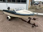 Crestliner Crusader 550 met 80 pk Mercury evt met trailer, Gebruikt, 70 tot 120 pk, Ophalen of Verzenden, 3 tot 6 meter