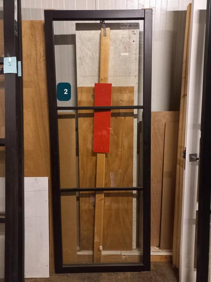 DE LAATSTE DEUREN VOOR €75 PER DEUR, Doe-het-zelf en Verbouw, Deuren en Horren, Nieuw, Binnendeur, 200 tot 215 cm, Glas, Schuifdeur