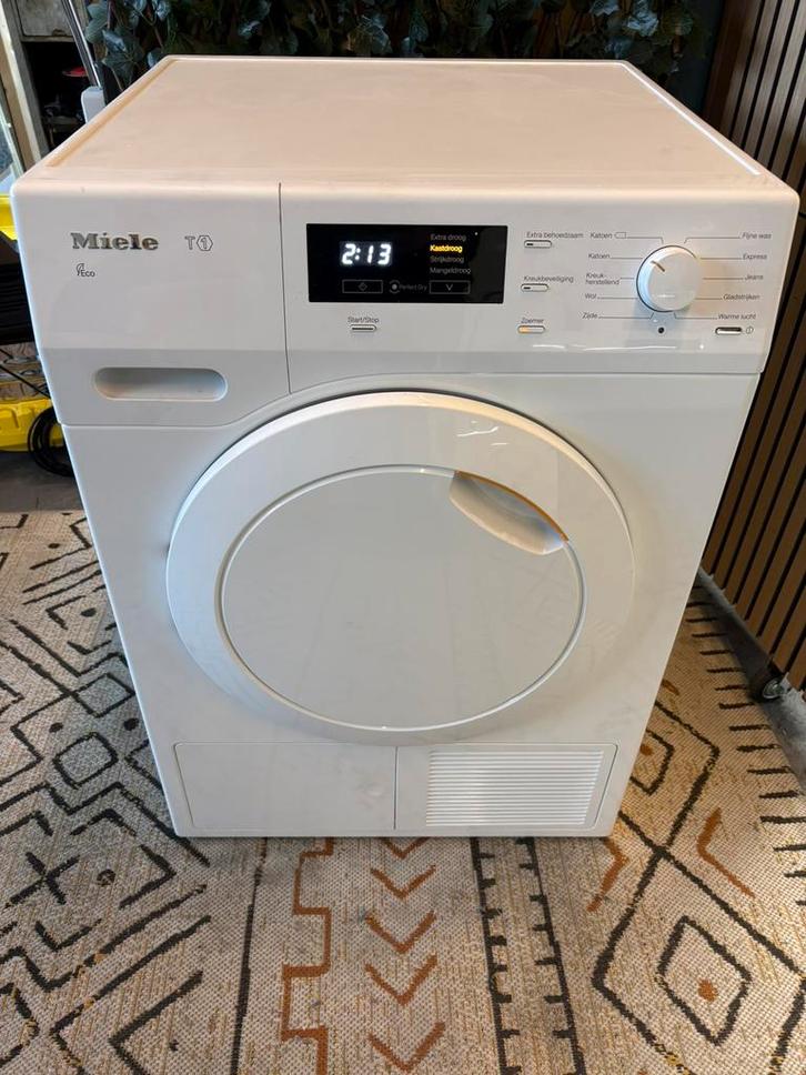 Miele T1 8kg Warmtepompdroger, Witgoed en Apparatuur, Wasdrogers, Zo goed als nieuw, Overige typen, Voorlader, 8 tot 10 kg, 85 tot 90 cm