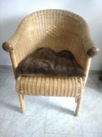 Rotan stoel, Ophalen, Gebruikt, Bruin, Eén