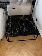 Salontafel marmer zwart, Huis en Inrichting, Tafels | Salontafels, Ophalen, Overige materialen, Marmer, 50 tot 100 cm
