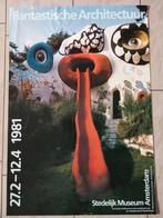 Affiche fantastische Architectuur uit 1981, Antiek en Kunst, Kunst | Overige Kunst, Ophalen of Verzenden