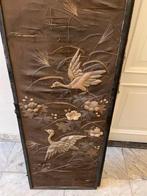 drie delen van antiek japans kamerscherm 1880, Antiek en Kunst, Ophalen