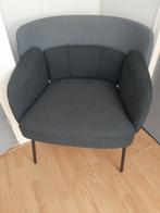 Vissle donkergrijs fauteuil, Huis en Inrichting, Fauteuils, Ophalen of Verzenden, Zo goed als nieuw, 75 tot 100 cm, 50 tot 75 cm