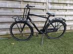 Gazelle Esprit heren fiets 54 cm frame mat zwart met voordra, Ophalen of Verzenden, Zo goed als nieuw, 53 tot 57 cm, Gazelle
