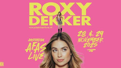 2x Tickets Roxy Dekker – AFAS Live – All Ages! – 29-11-2025, Tickets en Kaartjes, Concerten | Pop, Drie personen of meer, November