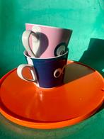 Oud IKEA  Walter Van Beirendonck kop mokken roze blauw ogen, Ophalen of Verzenden, Zo goed als nieuw, Overige stijlen, Kop(pen) en/of Schotel(s)