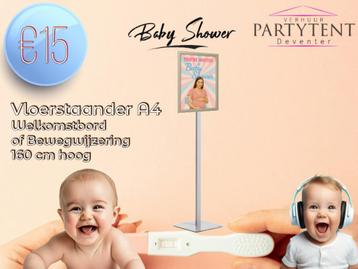 Huur welkomstbord reveal party Deventer of baby shower beschikbaar voor biedingen