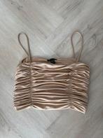 New yorker Amisu crop top top beige ruffles maat L croptop, Beige, Maat 42/44 (L), New Yorker, Ophalen of Verzenden