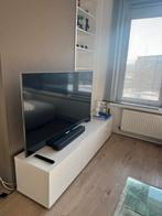 TV Meubel wit Ikea Besta hoogglans, Huis en Inrichting, Kasten | Televisiemeubels, Ophalen, Kunststof, Hoogglans, 150 tot 200 cm