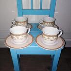 Kop en schotels koffietijd servies set van 4 stuks, Ophalen, Gebruikt, Overige stijlen, Kop(pen) en/of Schotel(s)