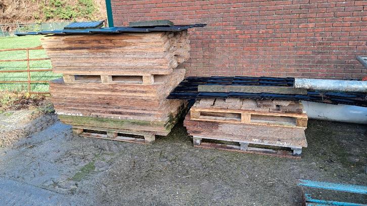 Houten planken, Doe-het-zelf en Verbouw, Hout en Planken, Gebruikt, Plank, Overige houtsoorten, Minder dan 200 cm, Minder dan 25 mm