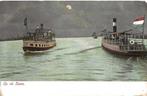 Jt22-209   DE Zaan Scheepvaart Met P, 1906, Verzamelen, Scheepvaart, Verzenden, Zo goed als nieuw, Motorboot, Kaart, Foto of Prent