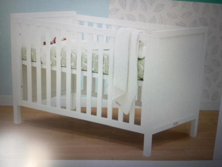 BOPITA LEDIKANTJE CORSICA 60-120 CM WIT I.Z.G.S. compleet, Kinderen en Baby's, Kinderkamer | Bedden, Gebruikt, Minder dan 140 cm
