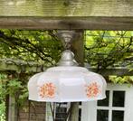 Leuke Brocante Lamp - vintage landelijk art deco antiek, Gebruikt, Antiek brocante, Ophalen of Verzenden, Glas