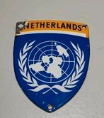 Korea schildje, Verzamelen, Ophalen of Verzenden, Landmacht, Nederland, Embleem of Badge